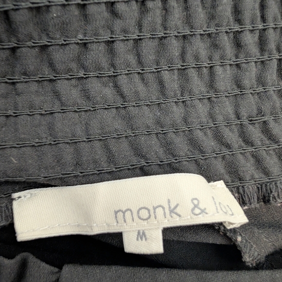 Monk & Lou Black Paper Bag Pants – Size M – Aritzia - Picture 3 of 7